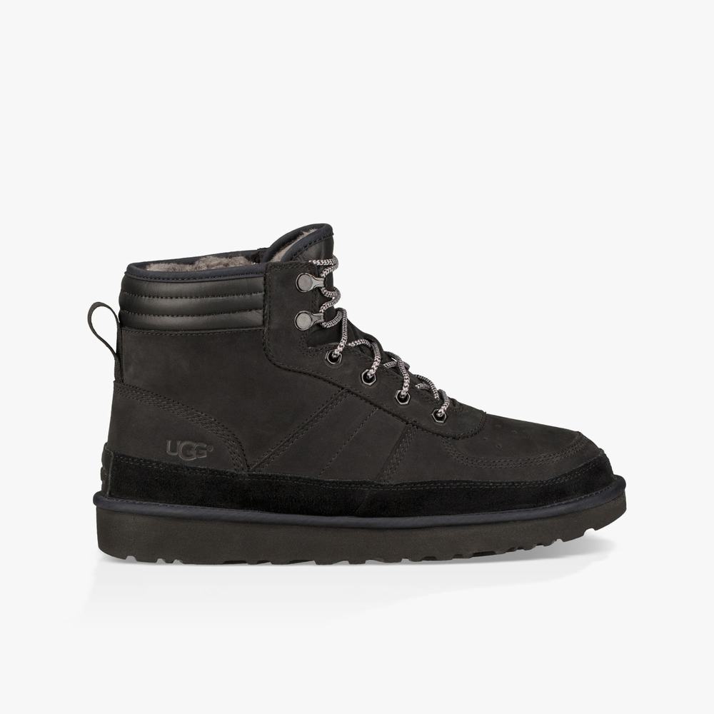 Bottes Classic UGG Highland Sport Homme Noir Soldes 991KQNID